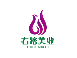 右路美業(yè)logo設(shè)計(jì)