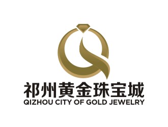 曾翼的祁州黃金珠寶城logo設計