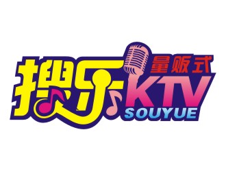 吉吉的貴州興義搜樂量販式KTVlogo設計