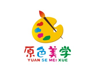 何嘉星的原色美學(xué)陶瓷藝術(shù)教育logo設(shè)計(jì)