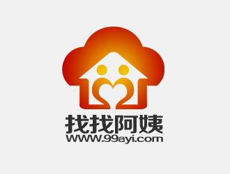 余亮亮的找找阿姨家政服務logo設計logo設計