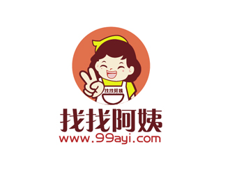 秦曉東的找找阿姨家政服務logo設計logo設計