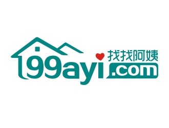 曾翼的找找阿姨家政服務logo設計logo設計