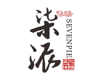 劉彩云的上海柒派文化傳播有限公司（ SHANGHAI QIPAI CULTURE COMMUNICATIONlogo設計