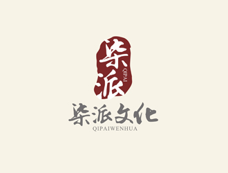 鄭國麟的上海柒派文化傳播有限公司（ SHANGHAI QIPAI CULTURE COMMUNICATIONlogo設計