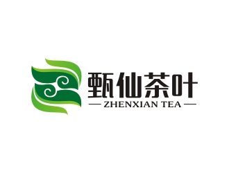 曾翼的甄仙茶葉品牌logo設(shè)計