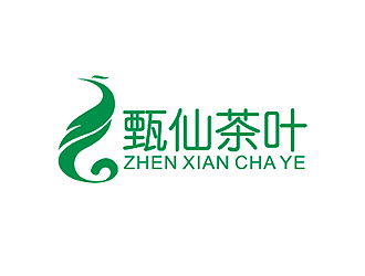 盛銘的甄仙茶葉品牌logo設(shè)計