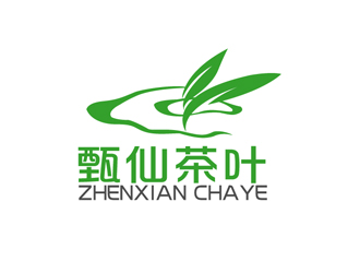 秦曉東的甄仙茶葉品牌logo設(shè)計