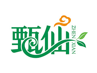 潘樂(lè)的甄仙茶葉品牌logo設(shè)計(jì)