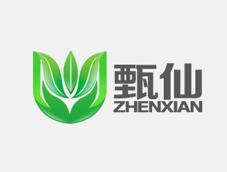 余亮亮的甄仙茶葉品牌logo設(shè)計