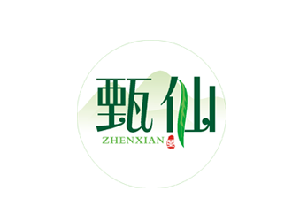 楊占斌的甄仙茶葉品牌logo設(shè)計