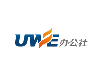 黃安悅的Uwe辦公社 聯(lián)合辦公創(chuàng)業(yè)logo設(shè)計(jì)