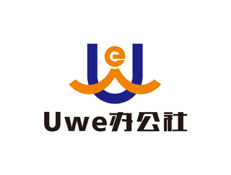 陳今朝的Uwe辦公社 聯(lián)合辦公創(chuàng)業(yè)logo設(shè)計(jì)