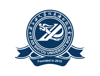 黃安悅的西安石油大學海外校友會徽章logo設計