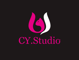 CY.Studio 永生花店logo設(shè)計