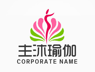 朱兵的主沐瑜伽館logologo設(shè)計