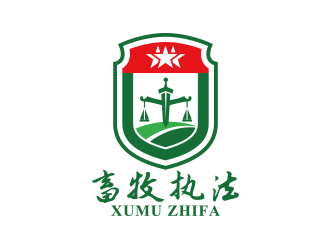 黃安悅的執(zhí)法logo徽章logo設計