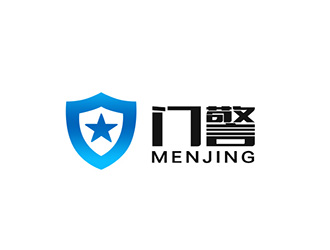 吳曉偉的門(mén)警盾牌logologo設(shè)計(jì)