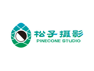 尹澤云的松子攝影PINECONE STUDIOlogo設(shè)計(jì)