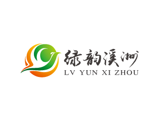 林穎穎的生態(tài)農業(yè)品牌logo 山水元素logo設計