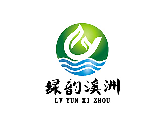 彭波的生態(tài)農業(yè)品牌logo 山水元素logo設計