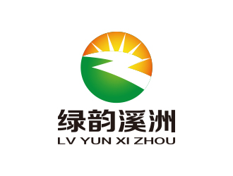 孫金澤的生態(tài)農(nóng)業(yè)品牌logo 山水元素logo設(shè)計