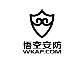 張俊的悟空安防公司對稱標(biāo)志logo設(shè)計(jì)