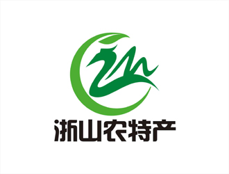 周都響的農特產山水元素logologo設計