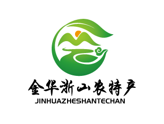 張俊的農特產山水元素logologo設計