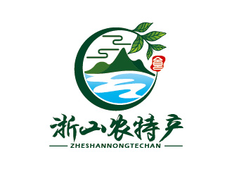 陳曉濱的農特產山水元素logologo設計