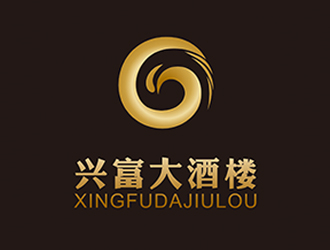 張浩的興富大酒樓對(duì)稱標(biāo)志設(shè)計(jì)logo設(shè)計(jì)