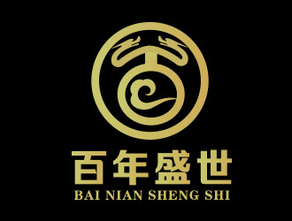 張艷艷的百年盛世古典家具印章風(fēng)格logologo設(shè)計