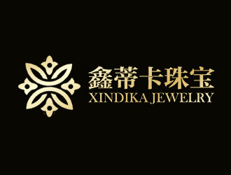 鐘炬的鑫蒂卡珠寶logologo設計