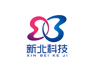 盛銘的新北科技科研教育型公司logologo設(shè)計