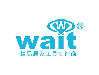 彭波的wait制造工具英文字體logologo設(shè)計(jì)