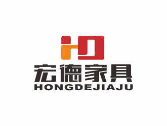 林志勇的宏德家具家居圖標(biāo)logo設(shè)計(jì)