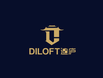 黃安悅的迪廬；DILOFT 對稱標志logo設計