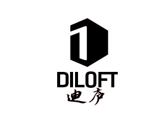 李賀的迪廬；DILOFT 對稱標志logo設計