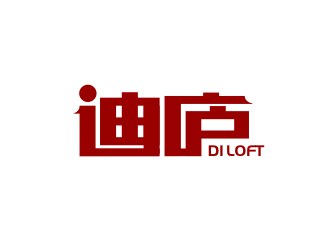 姜彥海的迪廬；DILOFT 對稱標志logo設計