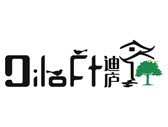 潘樂的迪廬；DILOFT 對稱標志logo設(shè)計