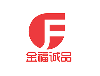 盛銘的金福誠品圖形對(duì)稱logo設(shè)計(jì)