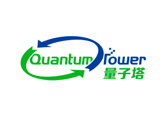 譚家強的Quantum Tower 量子塔，對稱平衡圖形logo設(shè)計