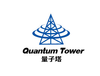 李賀的Quantum Tower 量子塔，對(duì)稱平衡圖形logo設(shè)計(jì)