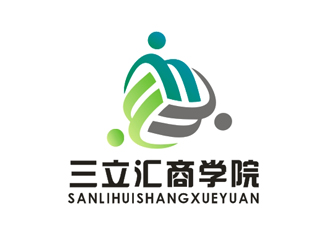 李正東的三立匯商學(xué)院對(duì)稱logologo設(shè)計(jì)