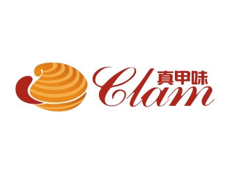 曾翼的真甲味可愛食品LOGOlogo設(shè)計