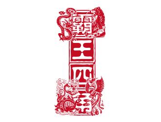 何錦江的霸王四角logo設(shè)計