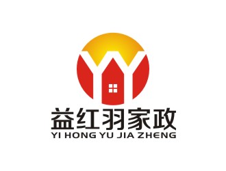 李泉輝的成都益紅羽家政logo設計