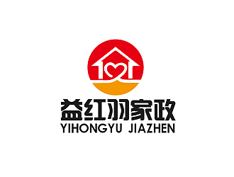 秦曉東的成都益紅羽家政logo設(shè)計(jì)