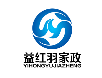 余亮亮的成都益紅羽家政logo設計