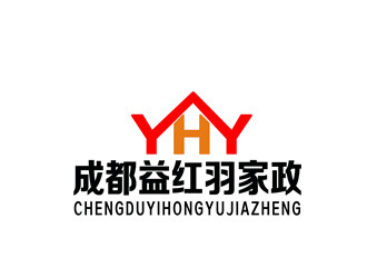 朱兵的成都益紅羽家政logo設(shè)計(jì)